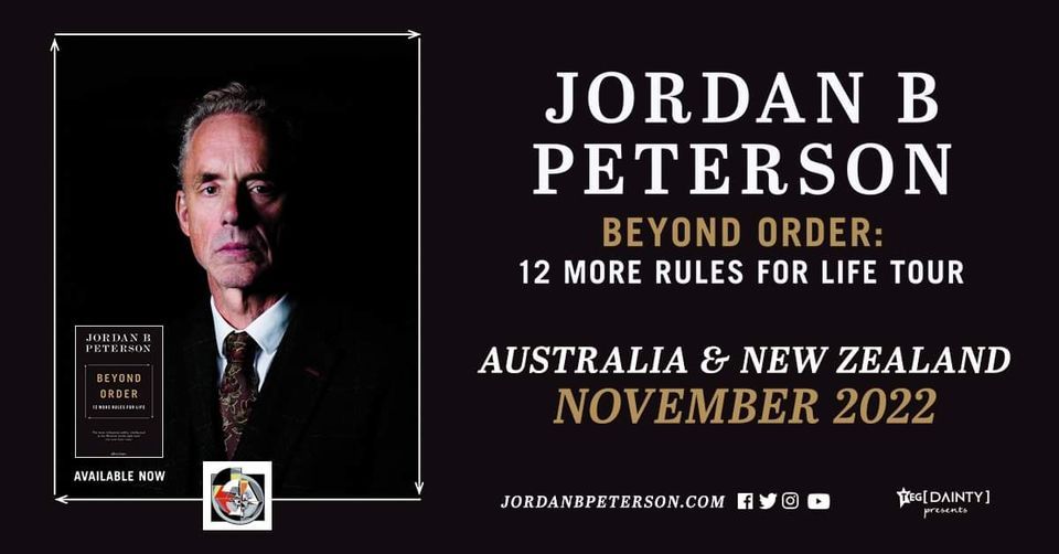 Dr. Jordan Peterson Beyond Order 12 More Rules for Life Tour