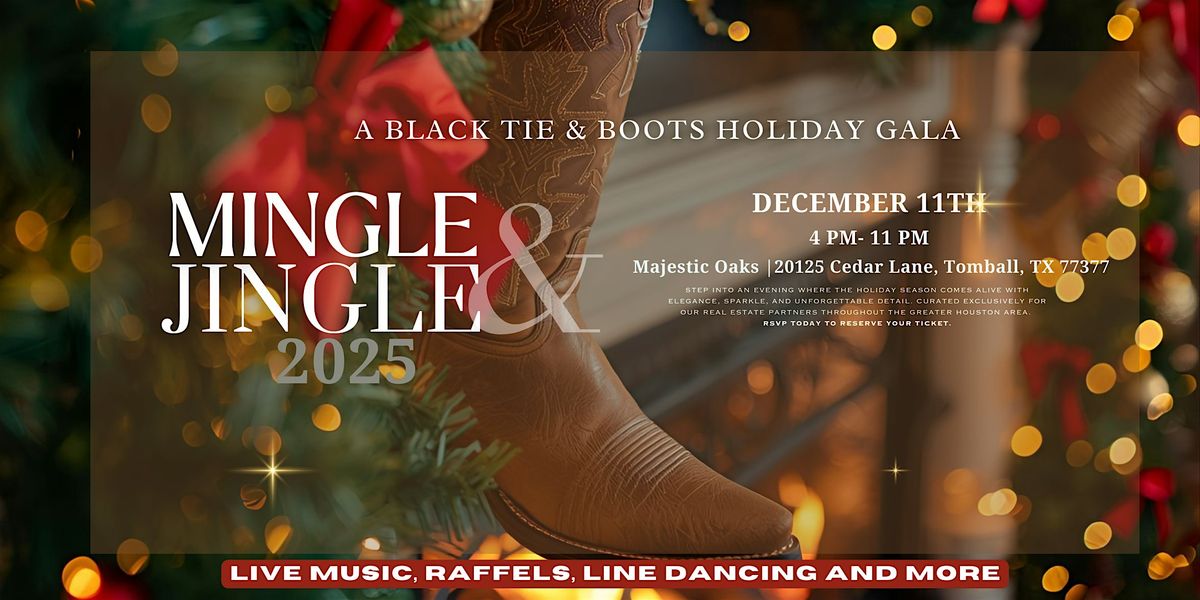 Mingle & Jingle-Black Tie and Boots Gala, 11 December | Event in Tomball | AllEvents