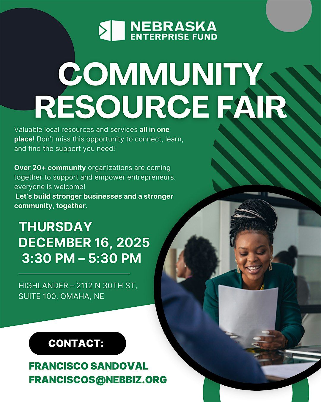 Community Resource Fair, 16 December | Event in Omaha | AllEvents