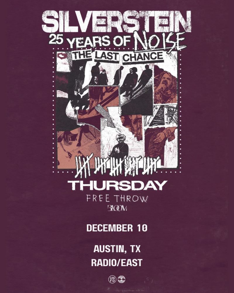 Silverstein  Thursday  Free Throw & Bloom, 11 December | Event in Orlando | AllEvents