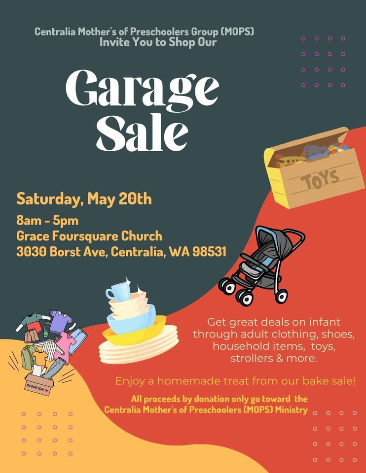 Garage Sale by Centralia Mothers of Preschoolers(MOPS), Grace