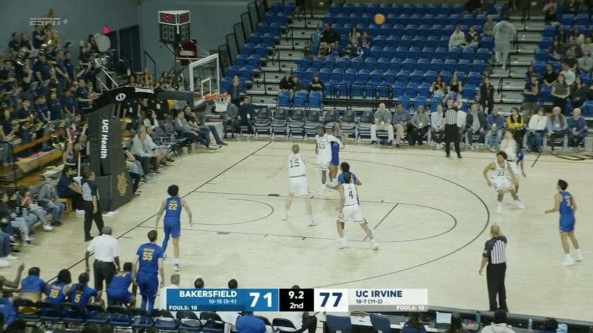 Cal State Bakersfield Roadrunners at UC Irvine Anteaters Mens Basketball at Bren Events Center, 5 February