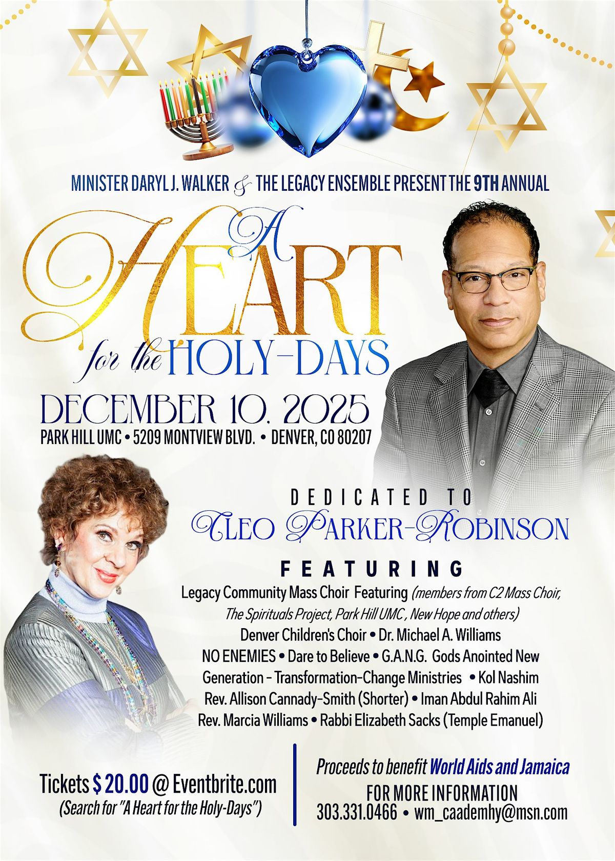 A HEART FOR THE HOLY-DAYS, 10 December | Event in Denver | AllEvents