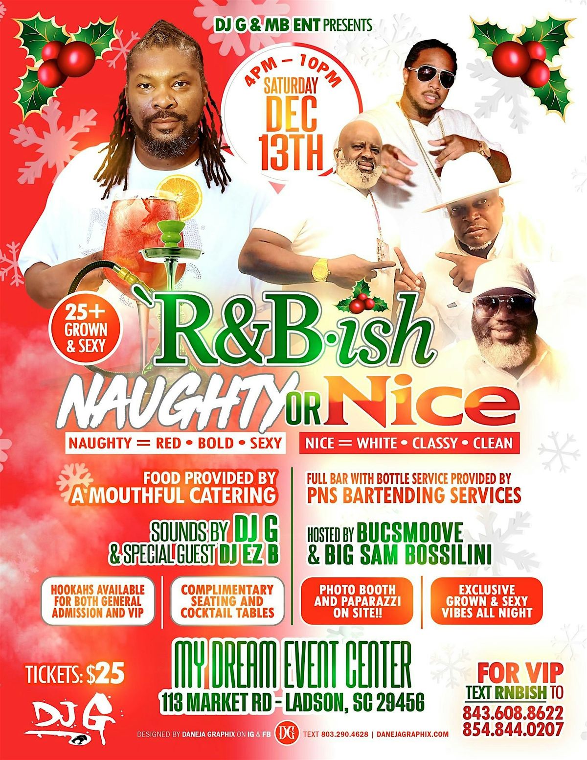 ``R&B-ish: Naughty or Nice Edition, 13 December | Event in Ladson | AllEvents
