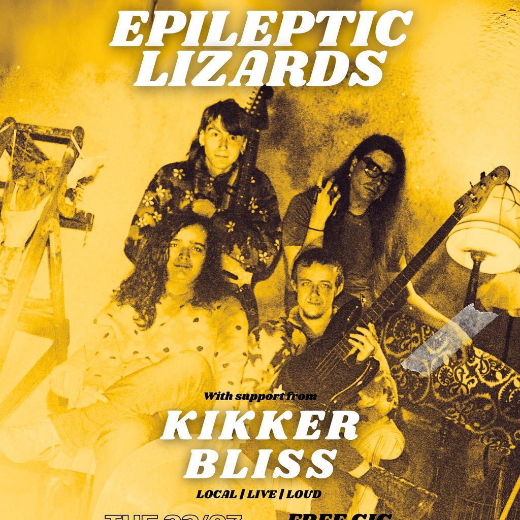 No Poetry presents EPILEPTIC LIZARDS plus Support, 22 July | Event in Cardiff | AllEvents