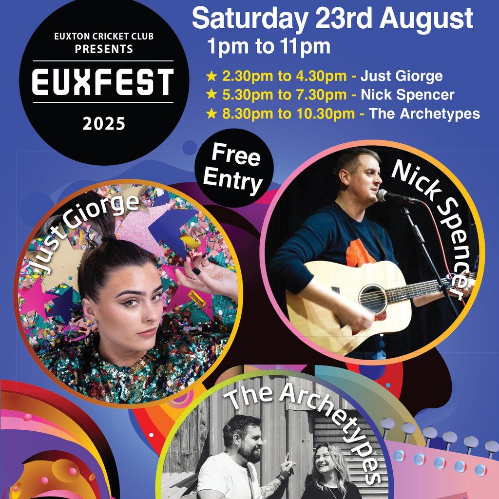 Euxfest Music & Comedy Festival at Euxton Cricket Club, 23 August | Event in Chorley | AllEvents