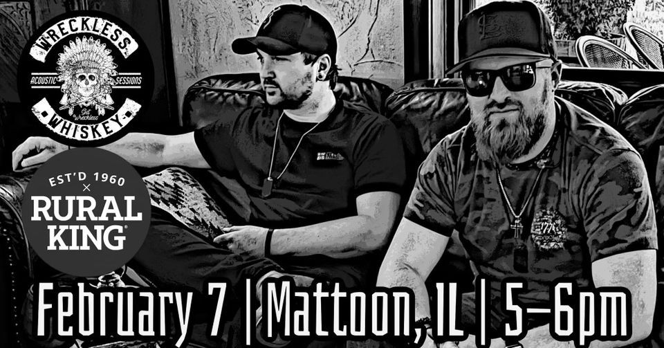 Wreckless Whiskey Unplugged Rural King (Private Event), Cross County