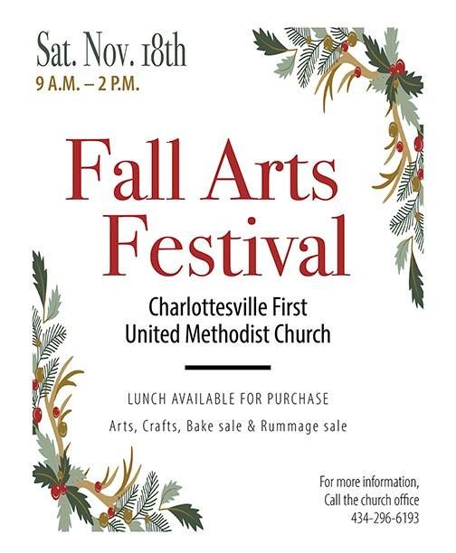Charlottesville First UMC Fall Arts Festival, Charlottesville First