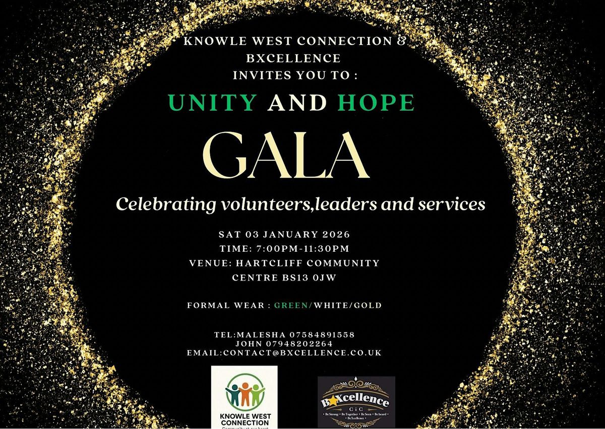 Hope and Unity Gala, 3 January | Event in Bristol | AllEvents