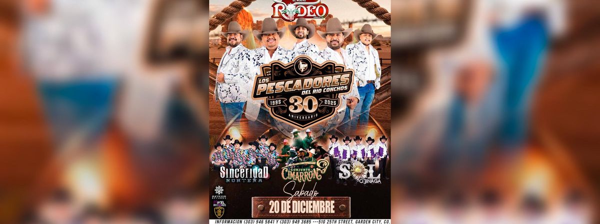 LOS PESCADORES DEL RIO CONCHOS , GARDEN CITY , 20 December | Event in Evans | AllEvents