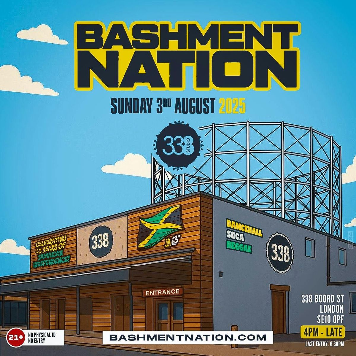BASHMENT NATION - London’s Biggest Jamaican Independence Day Festival, 3 August | Event in Barking | AllEvents