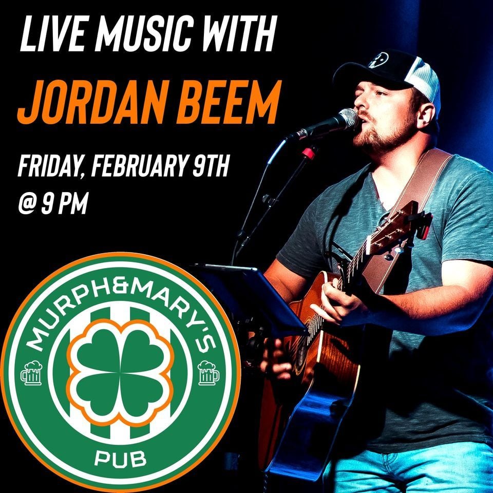 Jordan Beem live at Murph & Mary’s! , 403 W 4th St N Building 17, Suite
