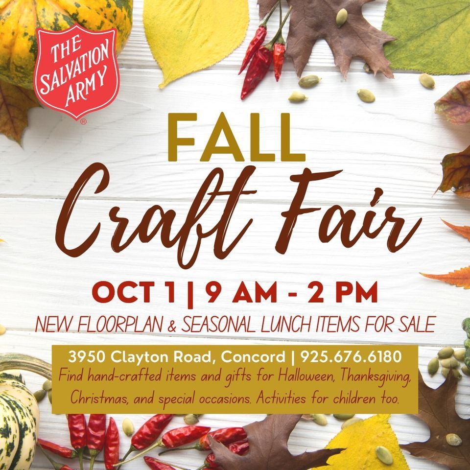 Fall Craft Fair, 3950 Clayton Rd, Concord, CA 94521-2518, United States