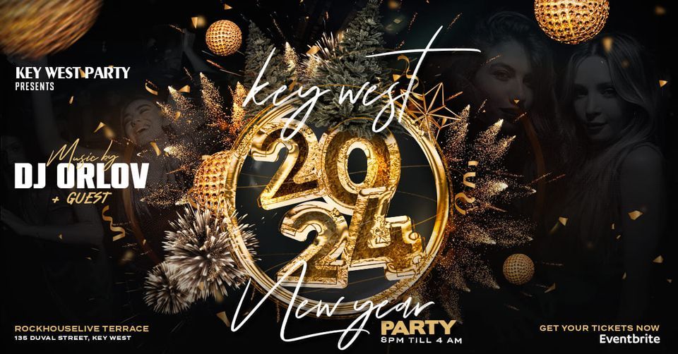 Key West Happy New Year Party, RockHouse Live Key West, December 31