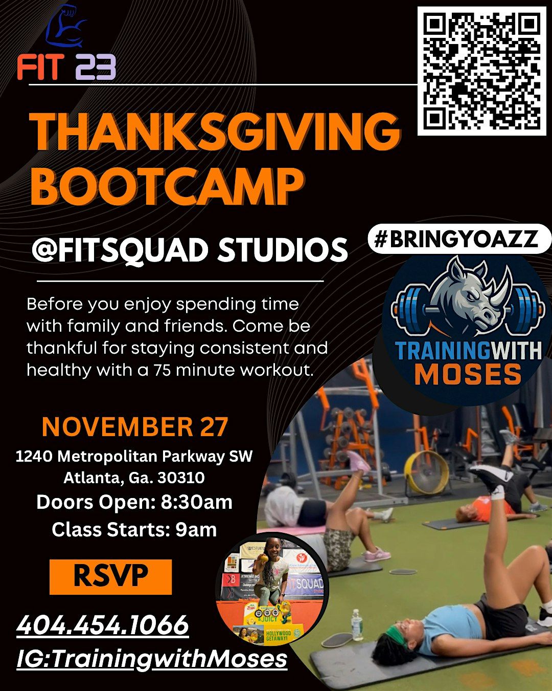 Thanksgiving Bootcamp | Event in ATLANTA | AllEvents