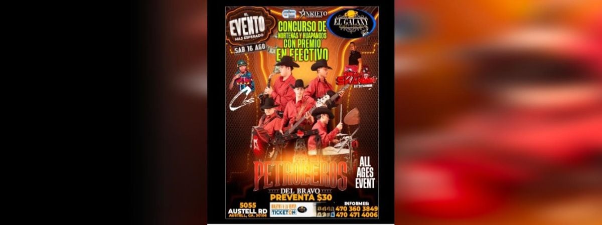 PETROLEROS DEL BRAVO | Event in Austell | AllEvents