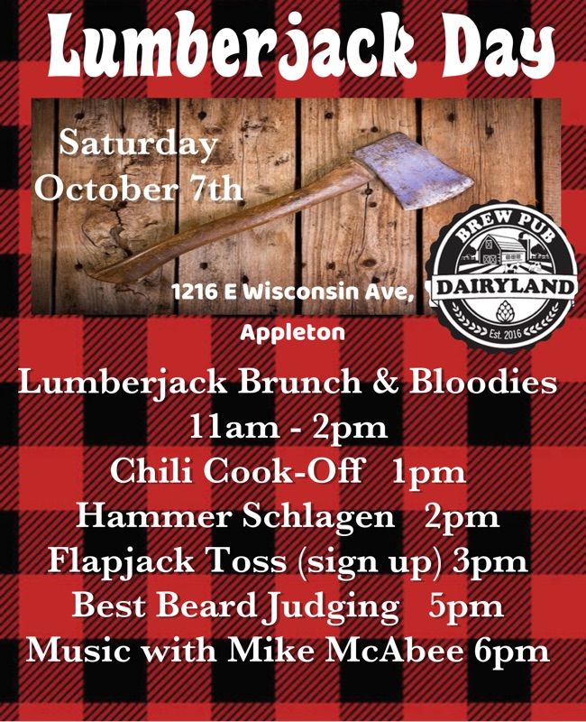LumberjackFest, Dairyland Brew Pub, Appleton, 7 October
