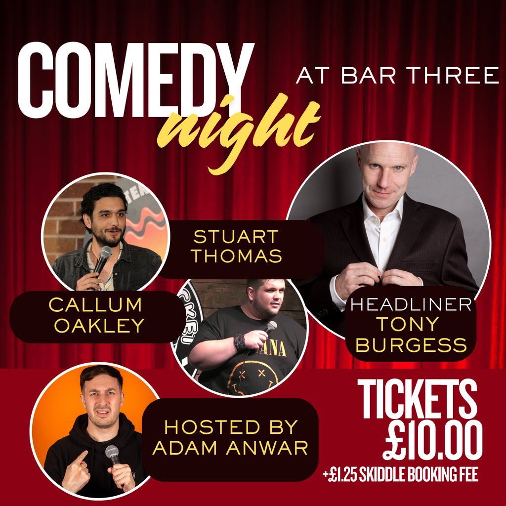 Monday Night Comedy at Bar Three, 29 September | Event in Leigh | AllEvents