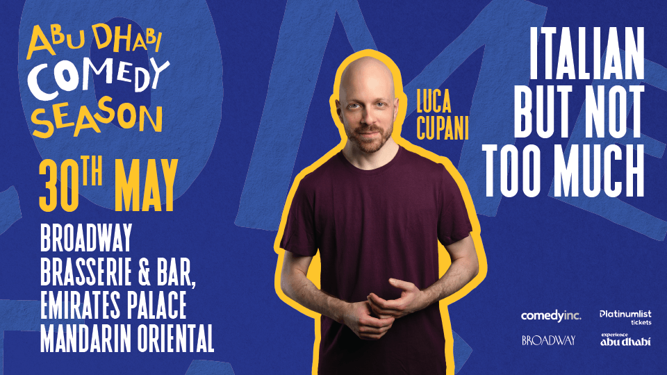 Italian But Not Too Much, 30 May | Event in Abu Dhabi | AllEvents