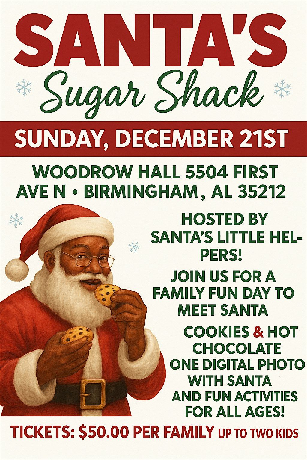Santa’s Sugar Shack, 21 December | Event in Birmingham | AllEvents