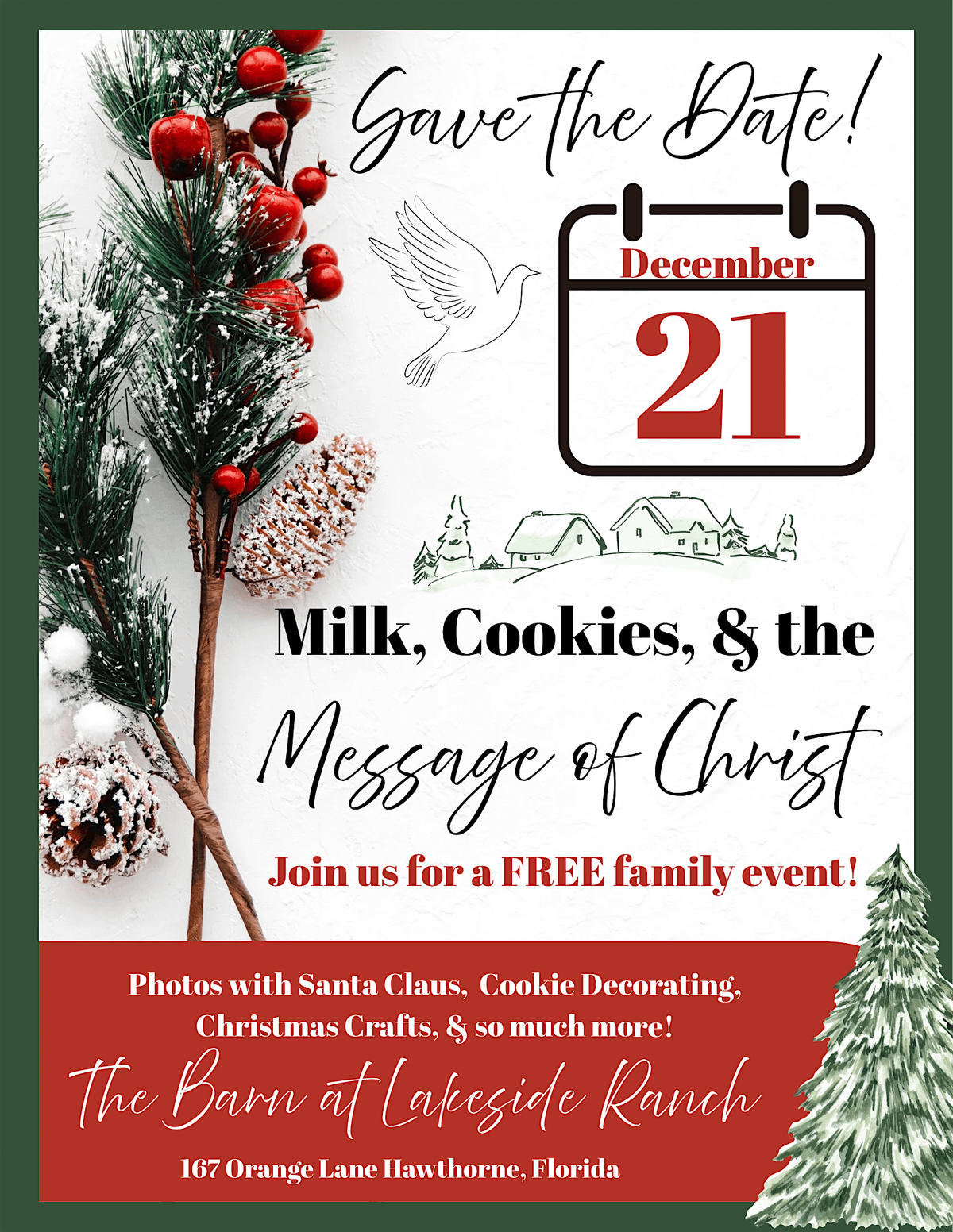 Milk, Cookies, & the Message of Christ, 21 December | Event in Hawthorne | AllEvents