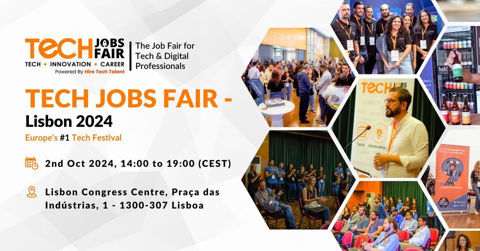 Tech Jobs Fair Lisbon 2024, Centro de Congressos de Lisboa, Lisbon