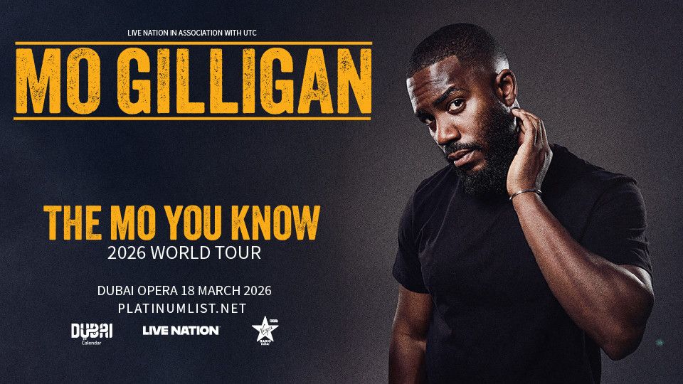 Mo Gilligan at Dubai Opera, 18 March | Event in Dubai | AllEvents