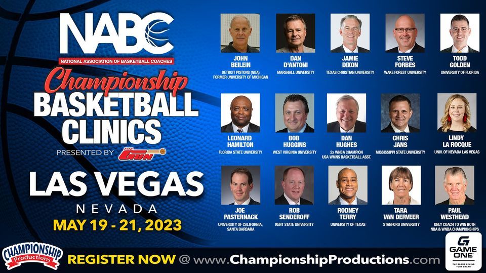 Las Vegas 2023 Spring NABC Championship Basketball Clinic presented