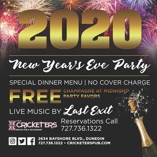 Knightsounds' annual new year's eve party, north central florida fl New Years Eve Party at Cricketers Pub, Dunedin
