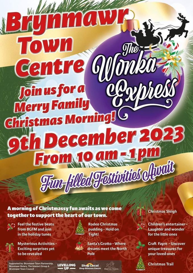 Brynmawr christmas town event , Brynmawr., Ebbw Vale, December 9 2023