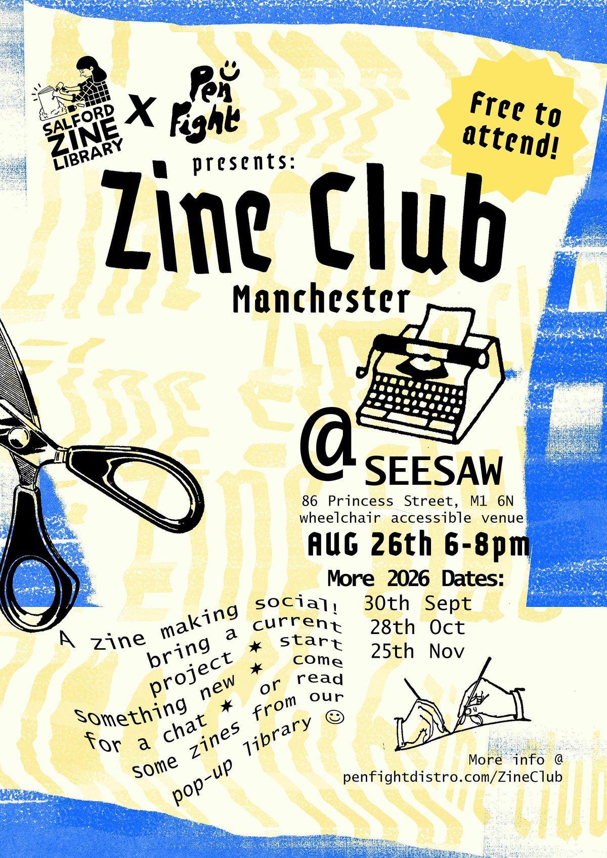 Zine Club Manchester: HALLOWZEEN, SEESAW, Manchester, 28 October 2026 ...