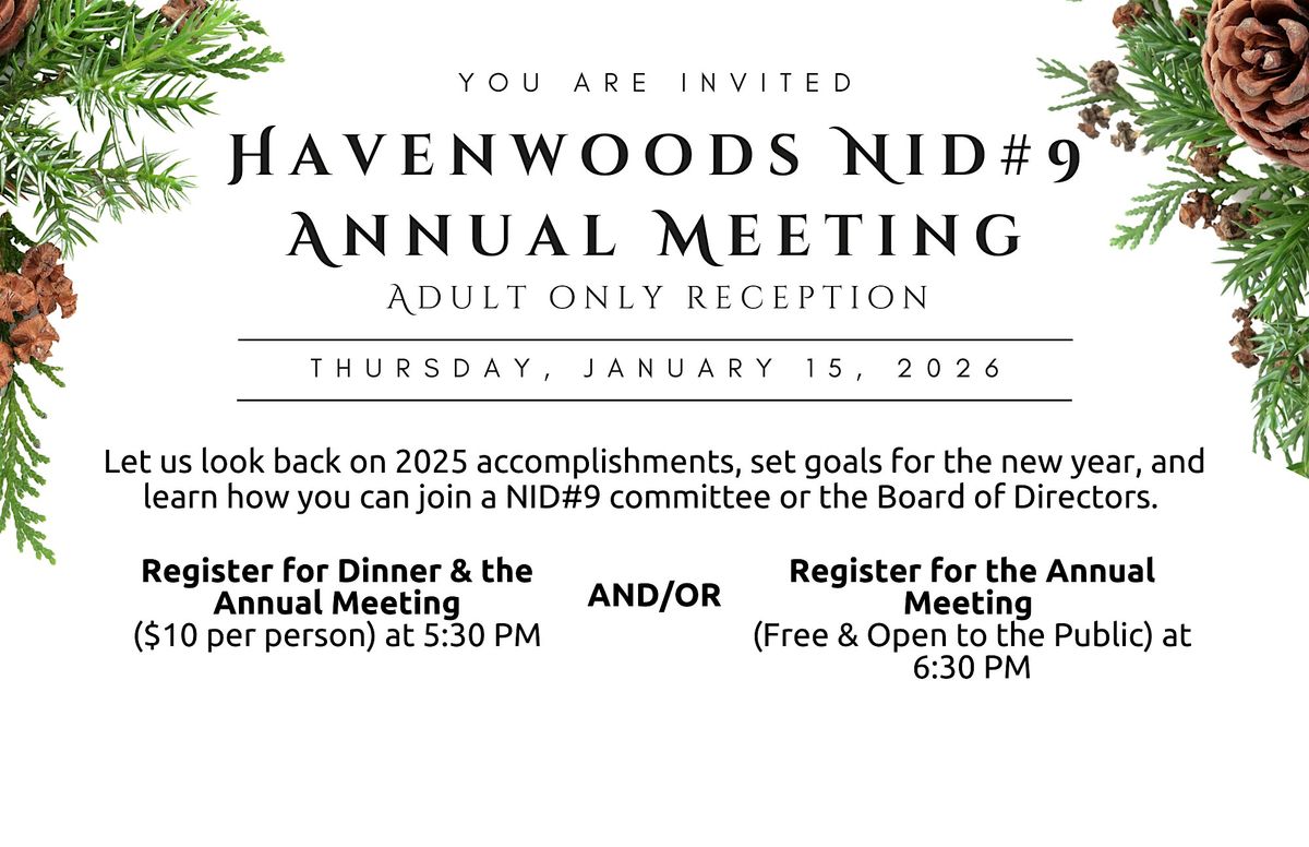 NID #9 Annual Meeting 2026, 15 January | Event in Milwaukee | AllEvents