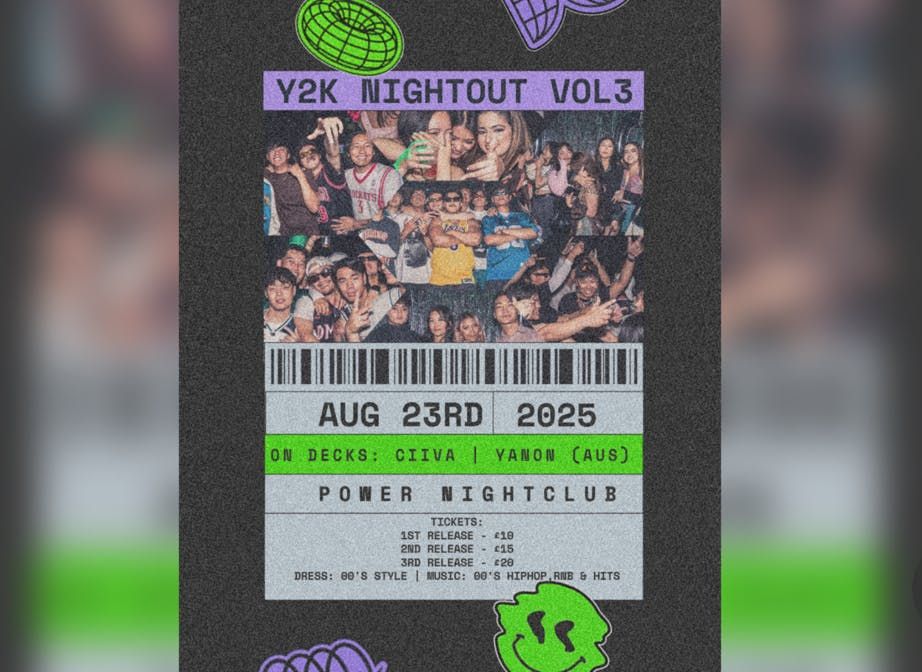 Y2K NIGHTOUT VOL 3, 23 August | Event in Aldershot | AllEvents