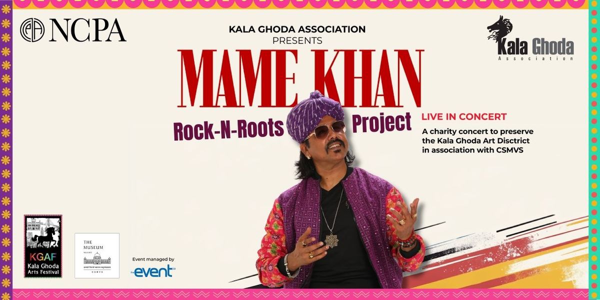 Mame Khan's Rock 'N' Roots Project — event poster