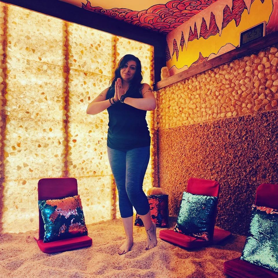 Guided Meditation In Salt Cave at Crystal Garden, Crystal Garden