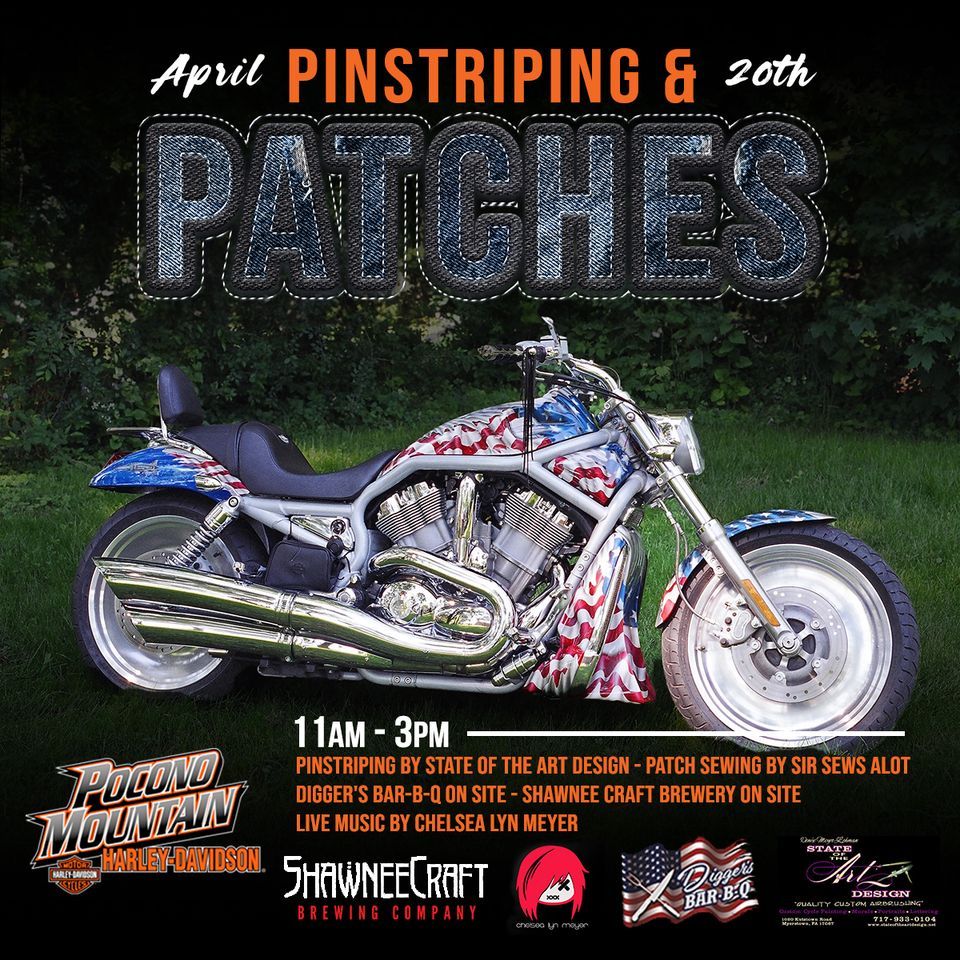 Pinstriping & Patches, 110 Hill Motor Lodge Road, Tannersville, PA