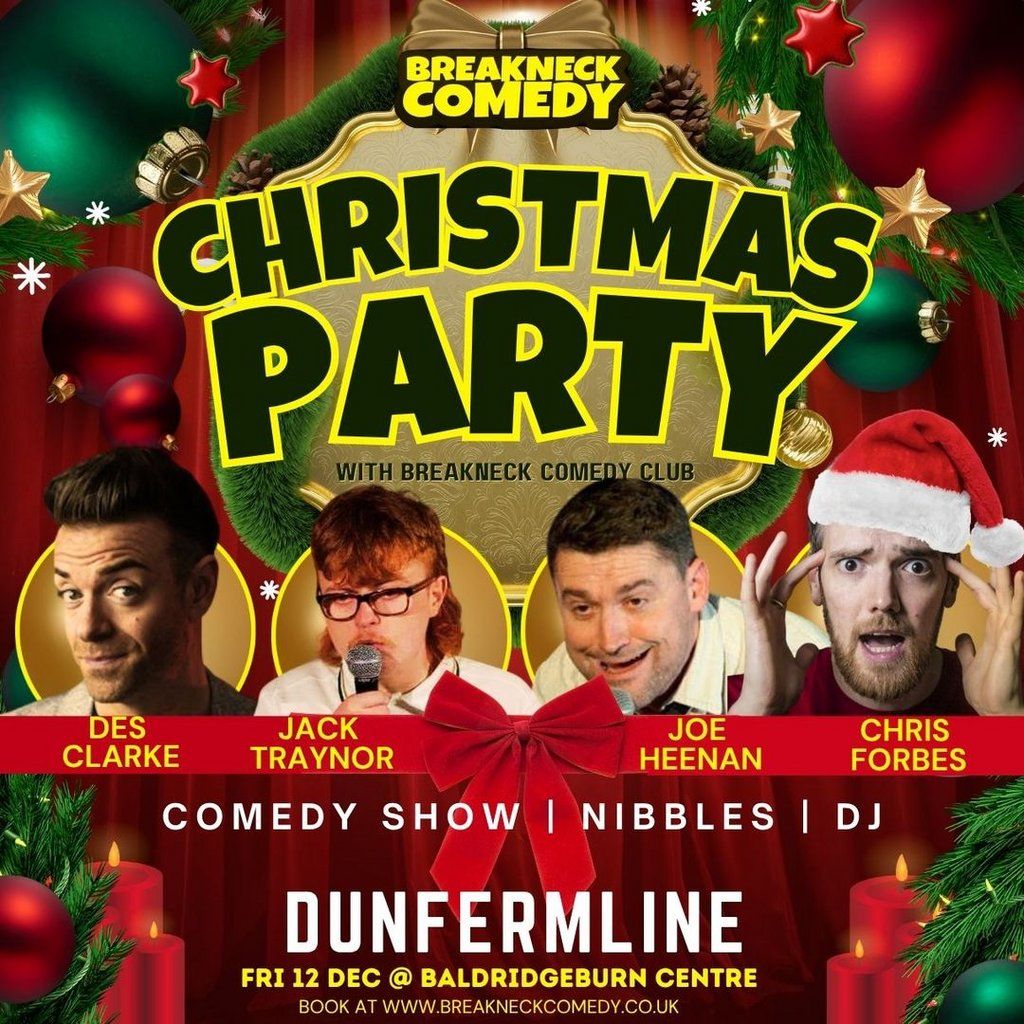 Christmas Party Comedy Show, 12 December | Event in Dunfermline | AllEvents