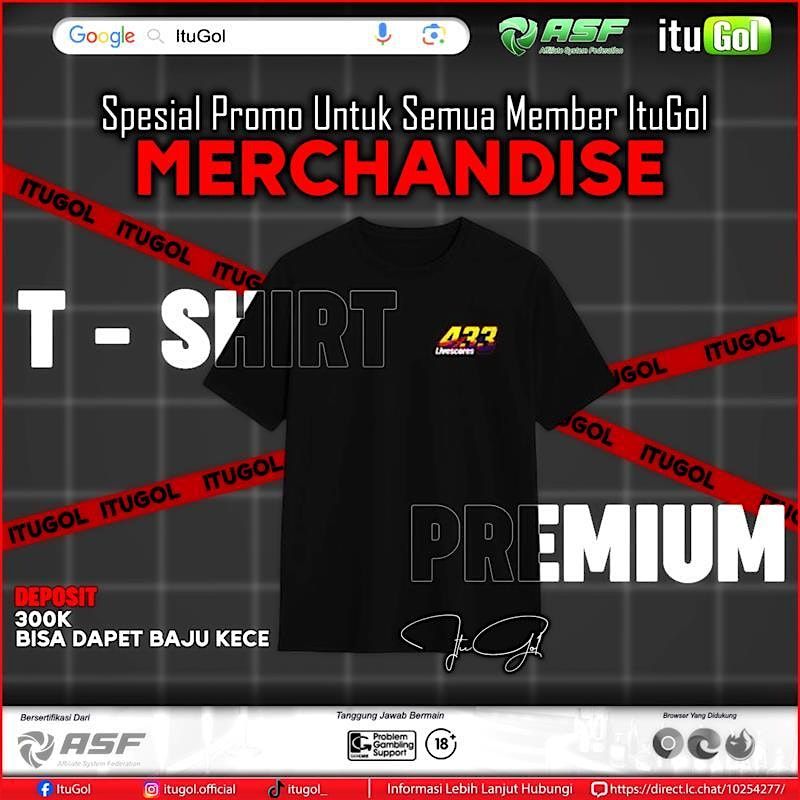 ITUGOL Merchandise Gratis T-shirt Premium Untuk Semua Member, 20 December | Event in Jakarta | AllEvents