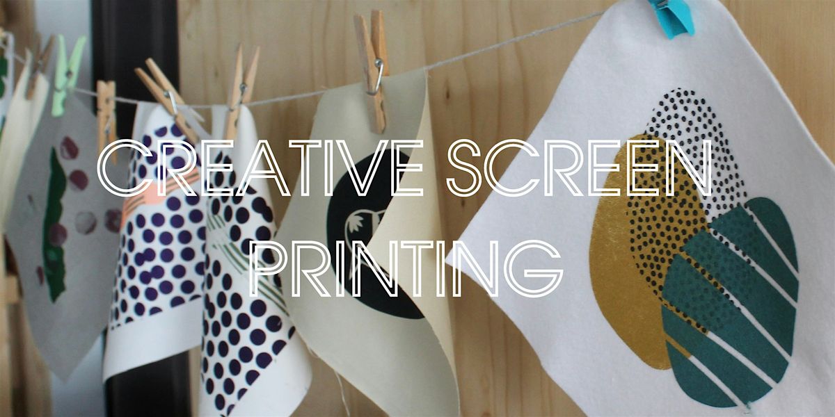 Creative Screen Printing JANUARY - One Day Introduction to Screen Printing, 24 January | Event in Stockport