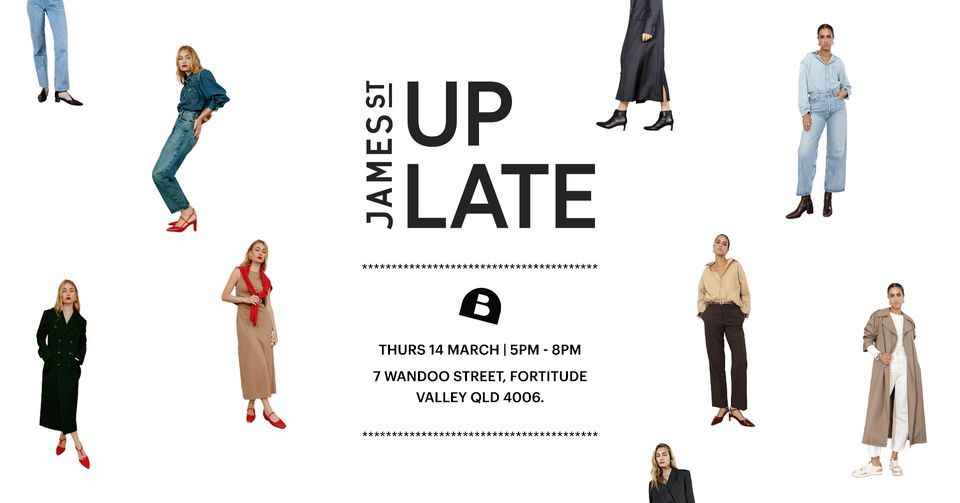 James St Up Late Bared Fortitude Valley, Bared Footwear (Bared Footwear Brisbane), Fortitude