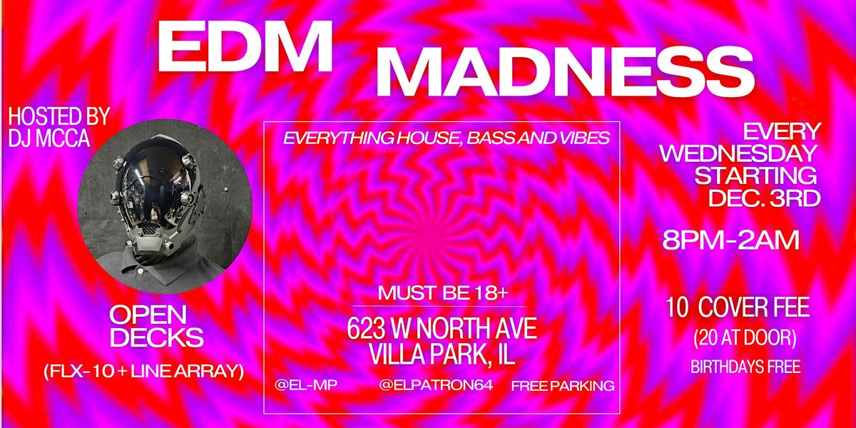EDM MADNESS, 3 December | Event in Villa Park | AllEvents