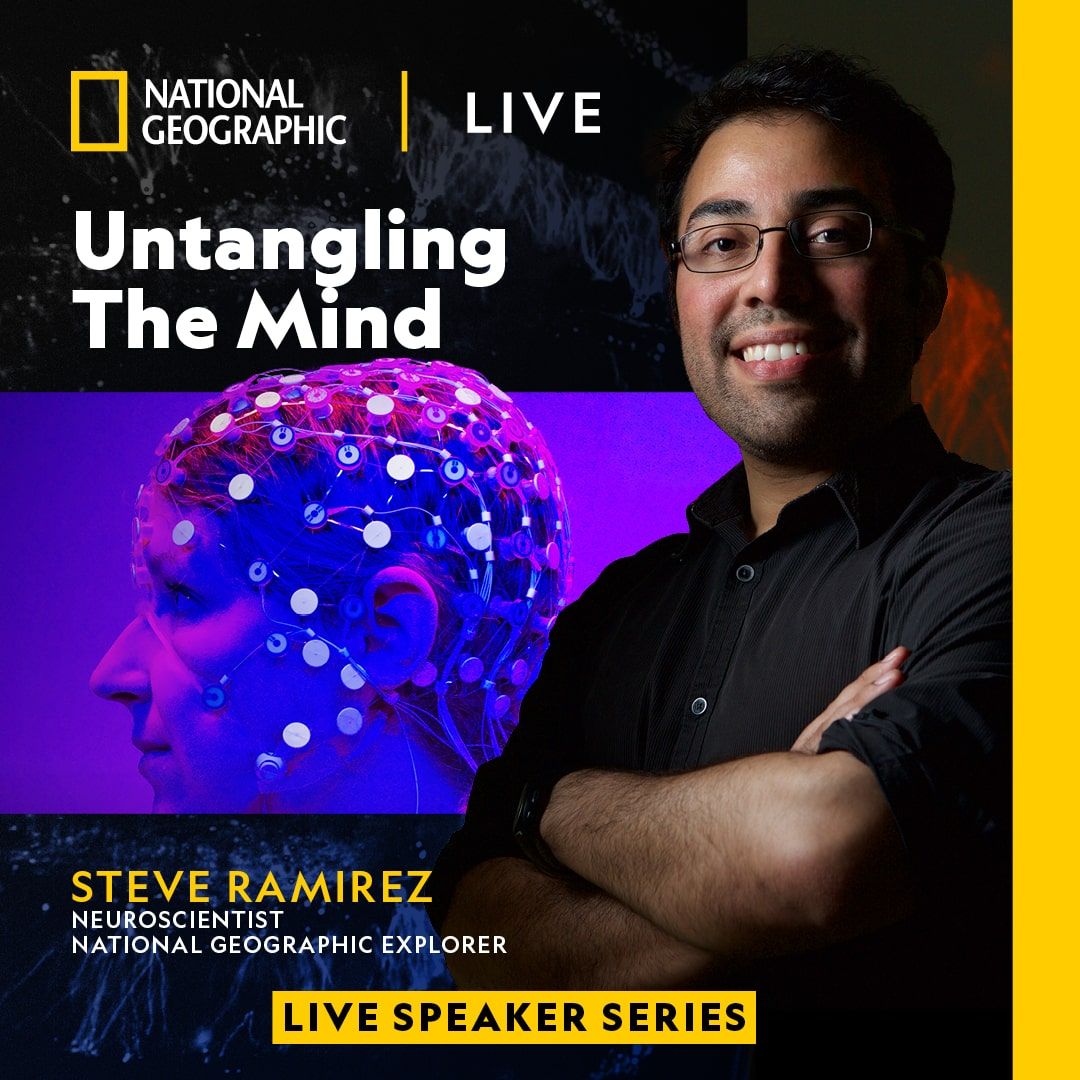 National Geographic Live - Untangling The Mind - Steve Ramirez at McCallum Theatre, 15 March | Event in Palm Desert