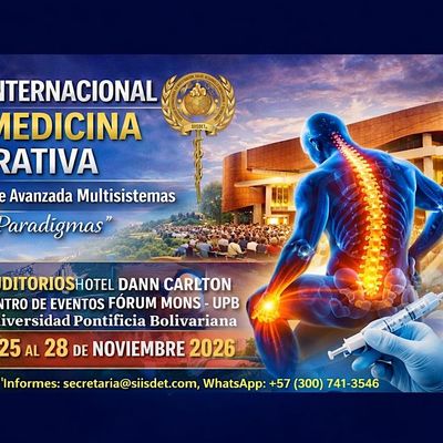 XV Congreso Internacional de Dolor y Medicina Regenerativa – SIISDET  2026