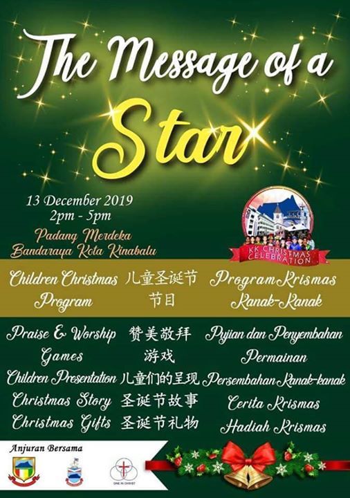 Children Christmas Celebration The Message Of A Star Kota Kinabalu