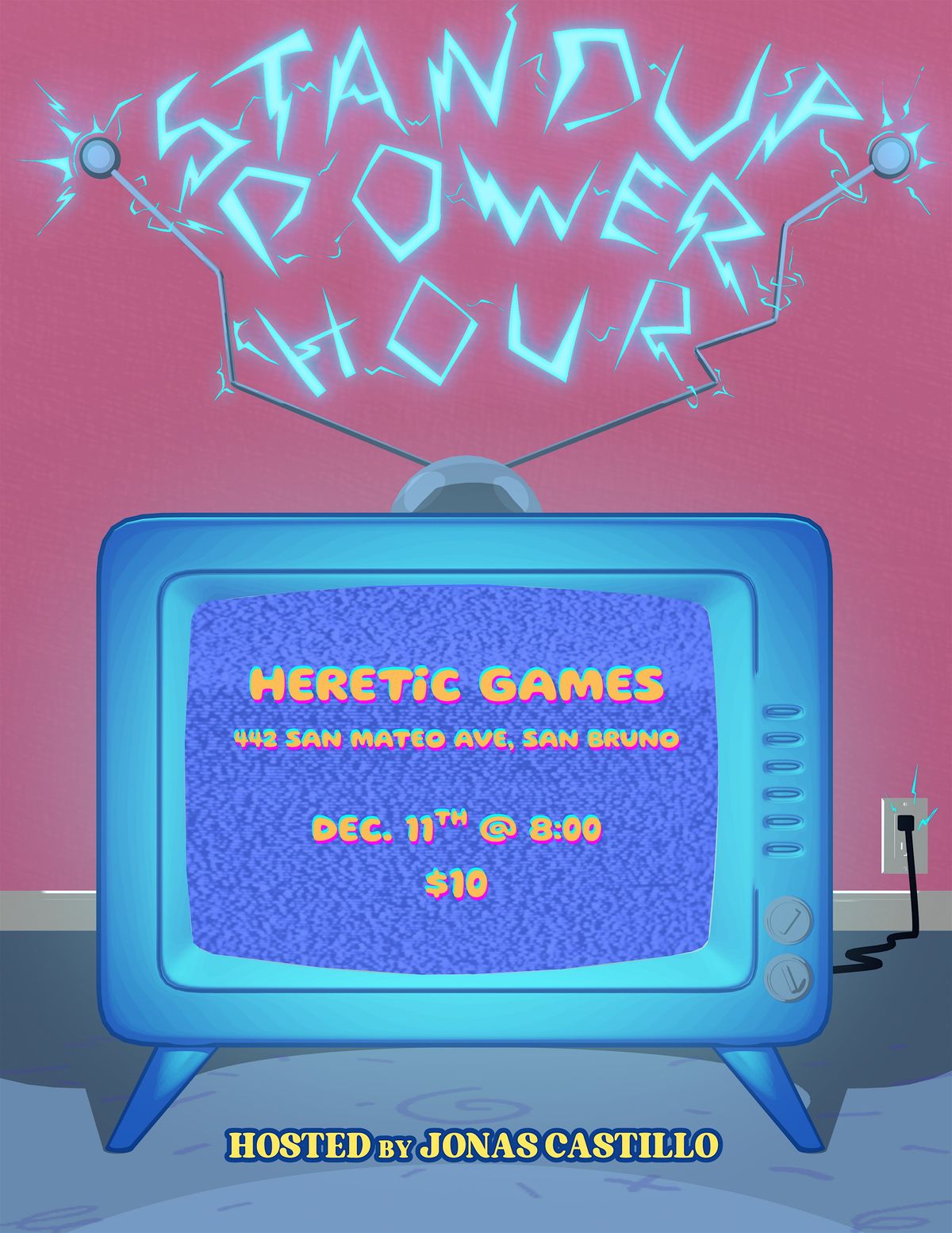 STANDUP POWER HOUR, 11 December | Event in San Bruno | AllEvents