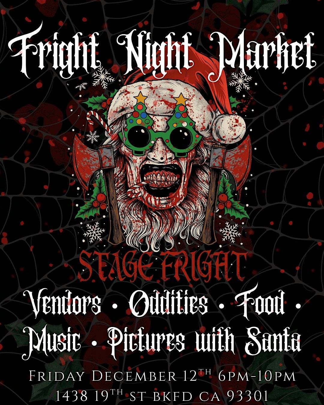 DECEMBER FRIGHT NIGHT MARKET, 12 December | Event in Bakersfield | AllEvents