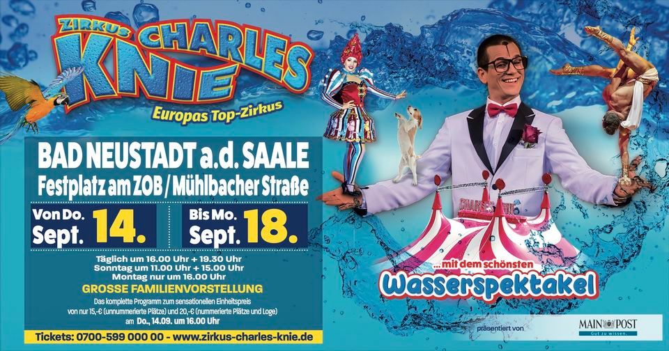 ZIRKUS CHARLES KNIE IN BAD NEUSTADT a.d. SAALE, Bad Neustadt Saale, September 14 2023 AllEvents.in