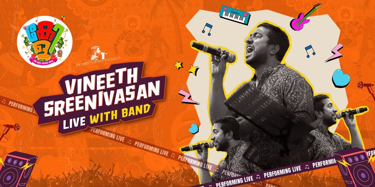 Vineeth Sreenivasan Live with Band, 30 August | Event in Kochi | AllEvents
