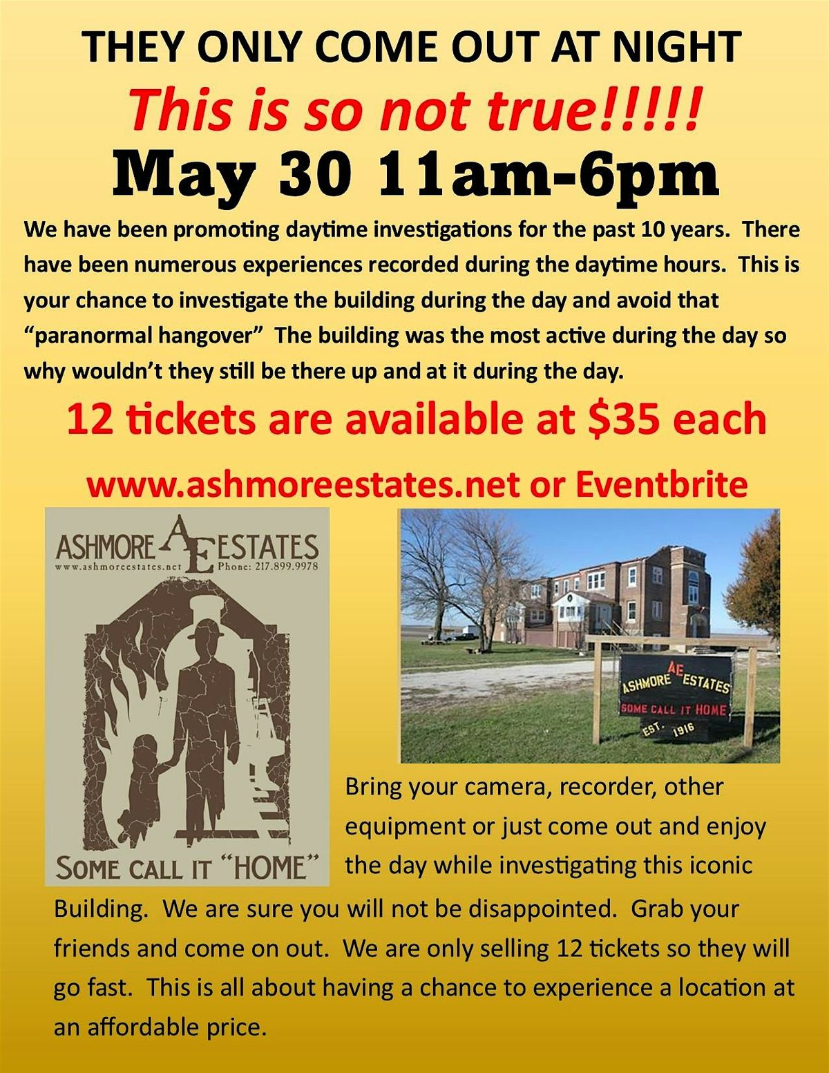 Daytime Investigation at Ashmore Estates, 30 May | Event in Ashmore | AllEvents