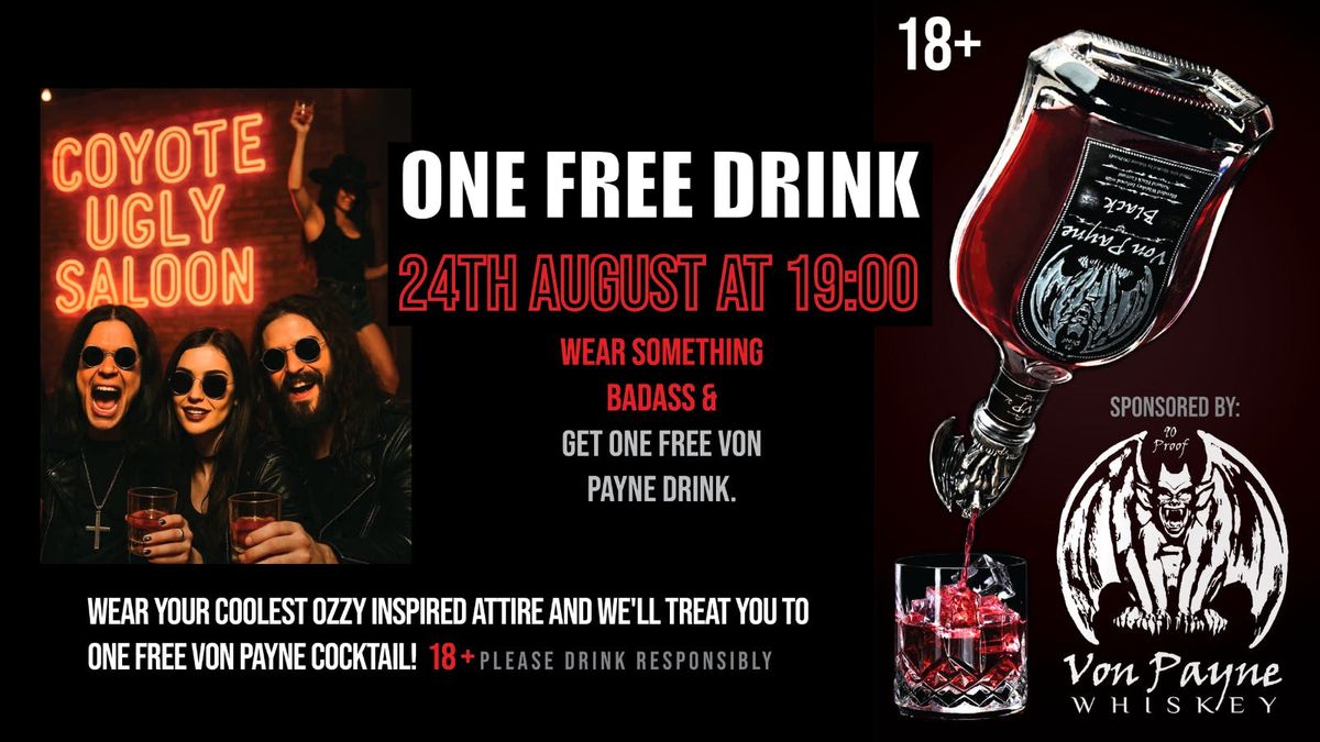 VON PAYNE X COYOTE OZZY THEMED TAKEOVER, 24 August | Event in Birmingham | AllEvents